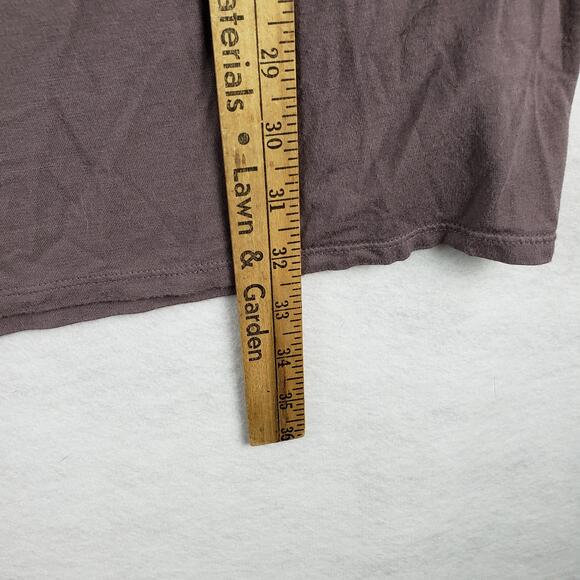 Maurices Plus Women's 3X Beaded Rhinestone Neck Dressy Tank Top Brown Lace Trim - Picture 6 of 8